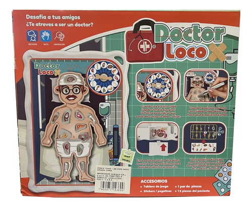 Juego De Mesa Doctor Loco Desafia A Tus Amigos Cod 54692