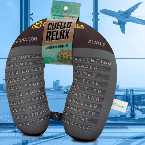 Almohada Cuello Viaje Relax Cervical Hombre Mujer Niño Niña