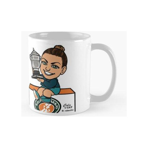 Taza Simona Halep French Open Versión Linda Calidad Premium