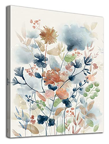 Nineaso Flor De Lienzos Murales Arte Indigo Floral Rqc74