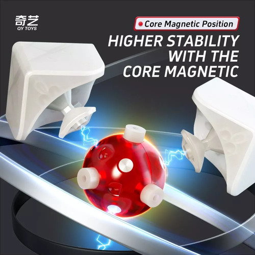 Versión Magic Cube 2x2 Magnetic Qiyi M Pro Con Núcleo Magnét