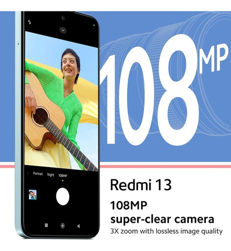 Xiaomi Redmi 13 C/ Capa De Proteção 8gb Ra 256gb Global 4g