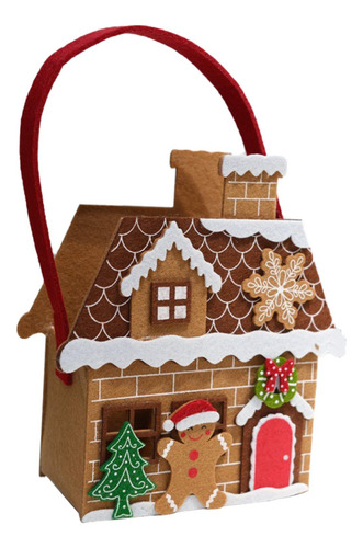 Bolsa De Fieltro Con Forma De Casita De Jengibre, Estilo B