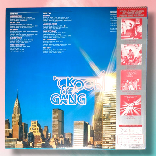 Kool And The Gang At Their Best Lp Vinilo Japón Obi Estándar (Usado)