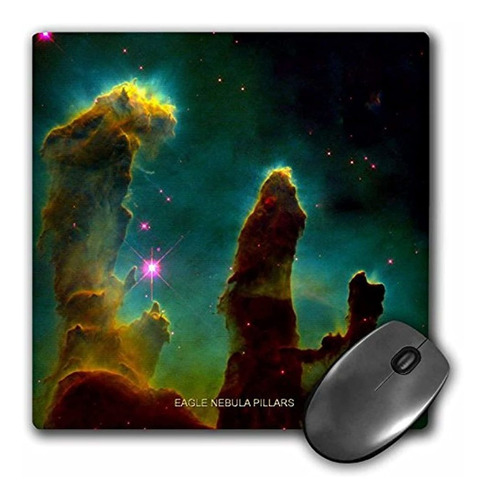 3drose Llc 8 x 8 x 0.25 inches Mouse Pad, Eagle Nebula Pilar