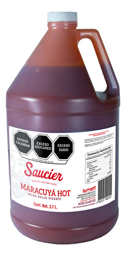Salsa Maracuya Hot Picante Dulce Galon 3.75lt Saucier Alitas