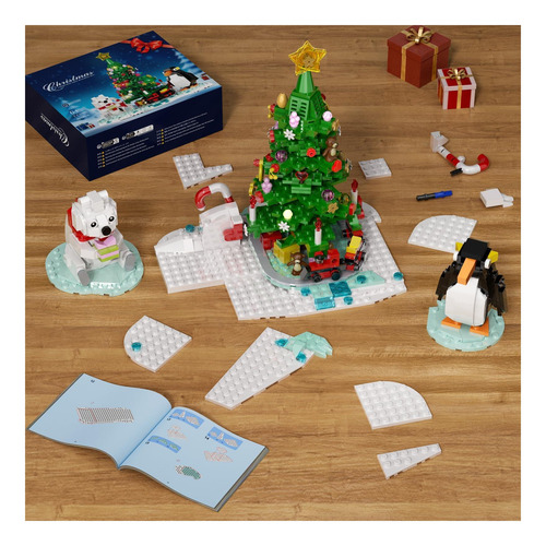 Kit De Construcción De Árboles De Navidad, Bloque De De De Y