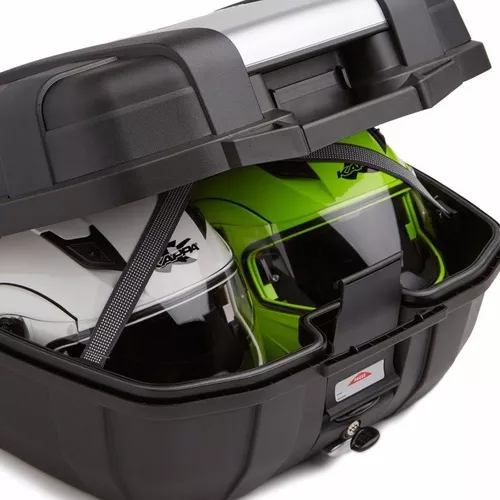 Baul Moto Premium 45l Desmont. Respaldo 2 Cascos No Givi Top