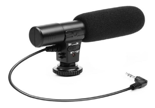 Imagen 1 de 2 de Microfono Boom Camaras Reflex Gopro Shootgun Dslr Anti Pop