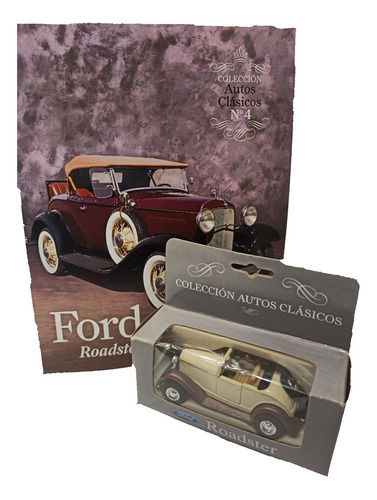 Coleccion El Tiempo  Autos Clasicos Ford Roadster  - Escala