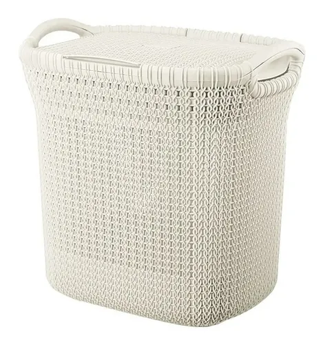 Moderno Cesto Canasto Para Ropa Khipu 40 Litros Con Tapa