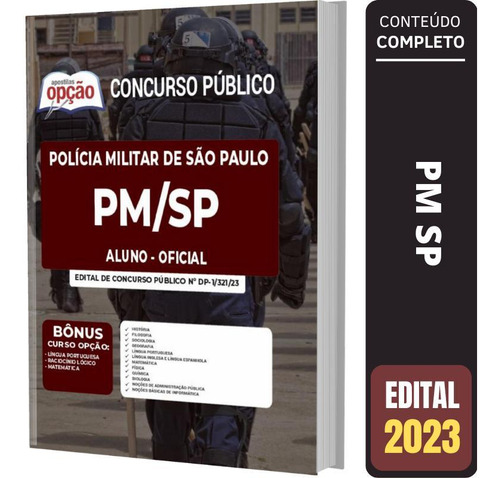 Apostila Pm Sp - Aluno-oficial Polícia Militar De São Paulo