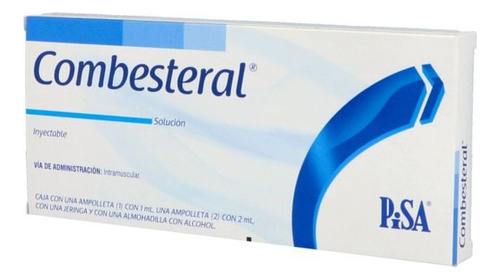 Combesteral Caja Con Ampolleta De 1 Ml Y Dos Ampolletas De 2
