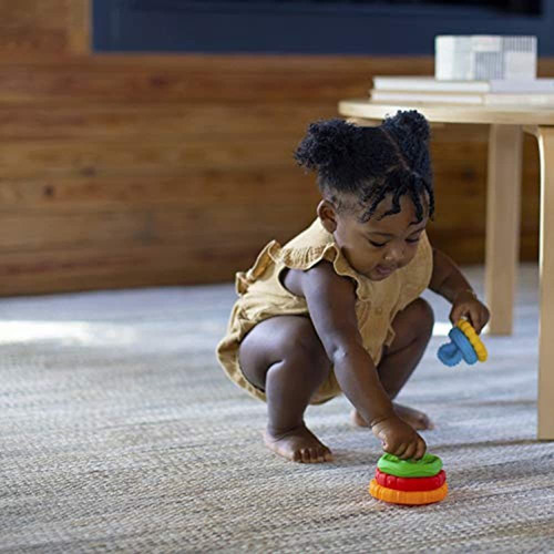 Baby Einstein Stack Y Teethe Juego De Mordedor De 5 Piezas C