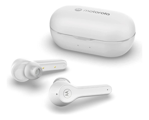 Fones de ouvido intra-auriculares Bluetooth Motorola Motobuds 085 brancos
