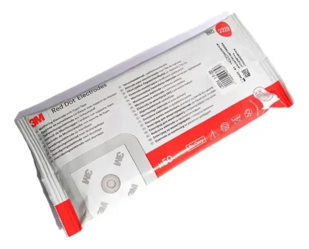 Electrodos 3m - Ecg Adulto Modelo 2228 X 50 Unidades Color Blanco