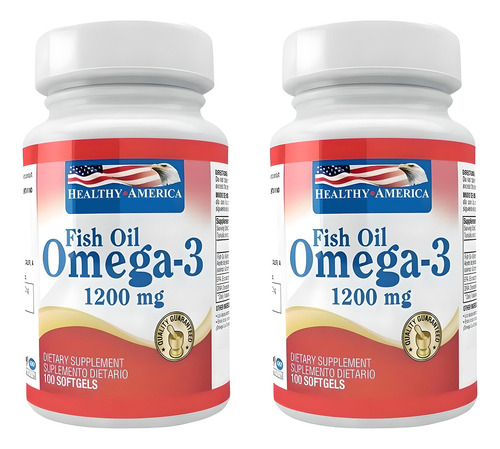 2 Omega 3 Fish Oil 1200mg X 100 - Unidad a $85000