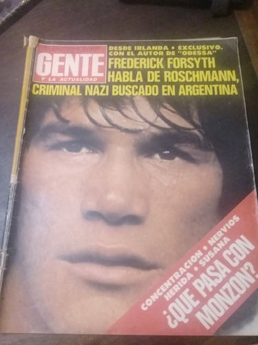 Revista **gente** Nº 625, 14 De Julio De 1977, Tapa Monzon 