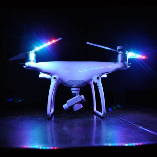 Hélices Led Dji Phantom 4 Luz Bateria Pro Advanced Obsidian