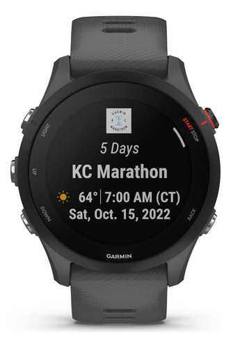 Reloj Inteligente Garmin Forerunner 255 Gps Running 46 Mm Gr