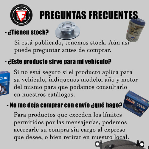 Campana De Freno Para Volkswagen Ford Volvo Furlan