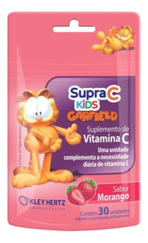Vitamina C Suplemento Alimentar Infantil Gomitas Masticables