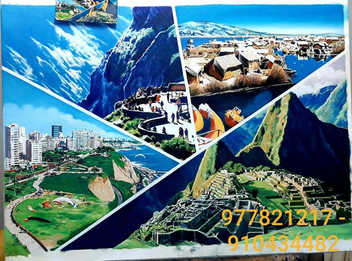 Cuadros Al Oleo Lima Antigua.pinturas Para Sala Hogar