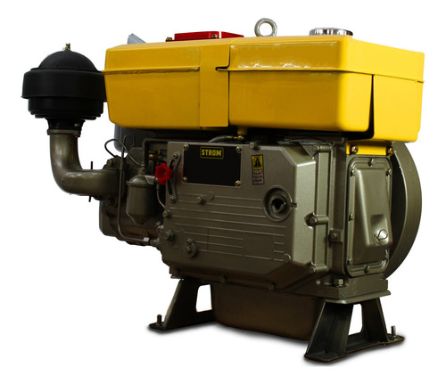Motor A Diesel 32hp Partida Manual Refrigerado A Água- Zs113