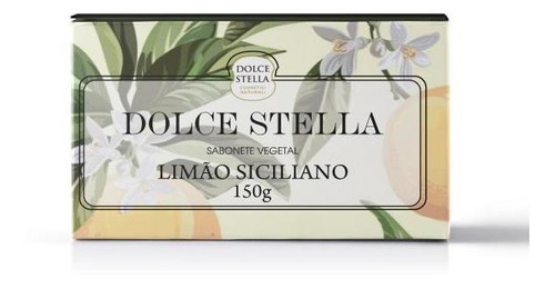 Sabonete Barra Dolce Stella Limão Siciliano 150g Vegetal