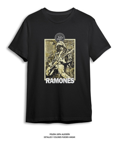 Polera Estampada Johnny Ramones - Banda - Dtf
