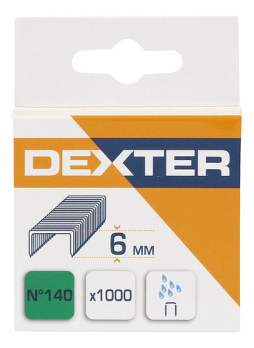 Grampo Para Grampeador De 6mm Caixa Com 1000 Grampos Dexter