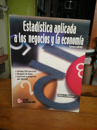 Estadistica Aplicada  A Los Negocios Y La Economia 3ed Webst