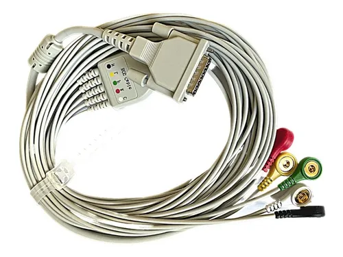 comprar Cable + Pinzas Cocodrilo Ecg 5 Derivaciones Uso Veterinario