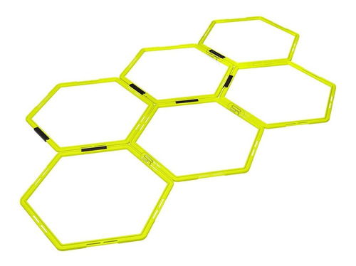 Imagem 1 de 6 de Aro Hexagonal De Agilidade Circuito Funcional 06 Un - Argola