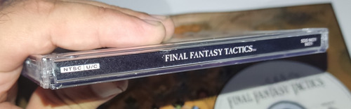Final Fantasy Tactics Patch Mídia Prata Com Manual E Pôster