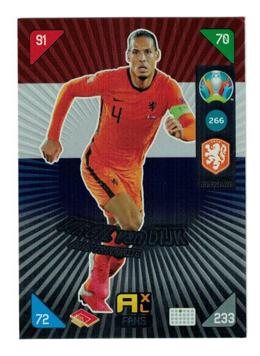 Carta Virgil Van Dijk - Fans Favourite Euro 2020 Kick Off 