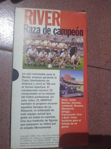 Vhs River, Raza De Campeón