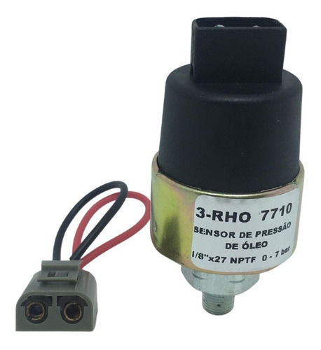 Sensor De Pressão Fueltech Com Conector Ps10 Ar Oleo Agua