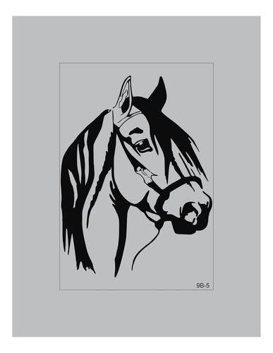 Calcos Con Relieve Para Autos, Lunetas Serie Caballos
