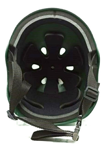 Imagen 3 de 7 de Casco De Skate, Longboards No Name Calidad Verde Militar