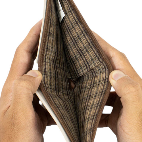 Carteira Masculina De Couro Slim Sem Fecho Classe Cor Preto M261 Desenho Do Tecido Liso