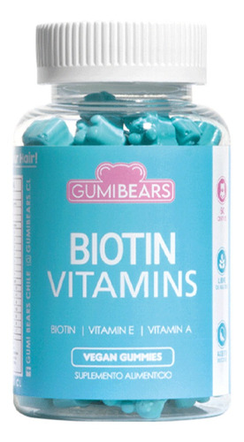 Biotin Vitamins 60 Bears-gumi Bears