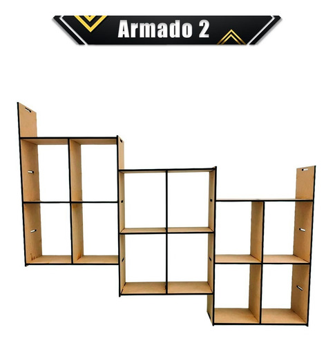 Imagen 4 de 10 de Exhibidor Modular Funko Pop Coleccionador Mdf Multiusos