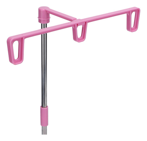 Soporte Para Bobinas De Hilo De Plástico Rosa Para Uso Domés