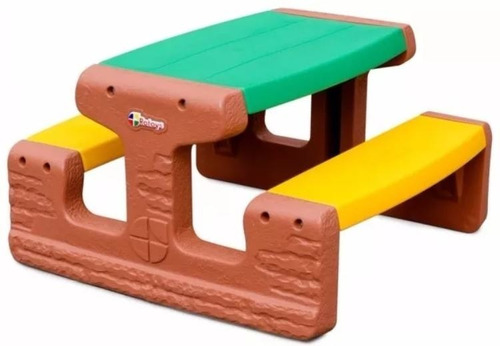 Mesa Mesita Picnic Camping Niños Rotoys Indestructible +1 Añ