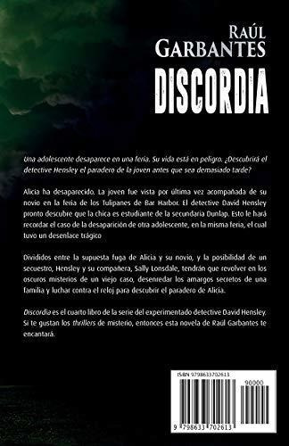Discordia Un Thriller De Misterio Del Detective..., de Garbantes, Raúl. Editorial Independently Published en español