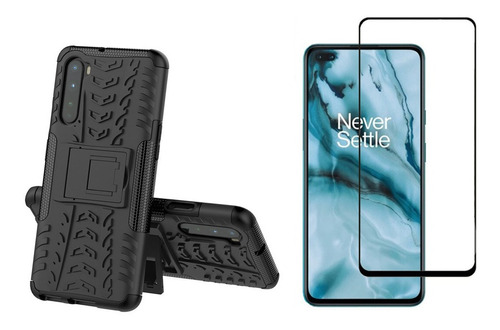 Funda Antichoque Armadura + Vidrio  P/ Oneplus Nord