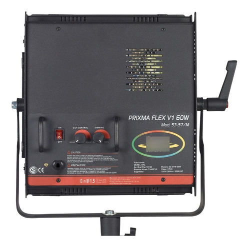 Imagen 2 de 2 de Iluminador Panel Led 60w Bi-color, Dexel C/ Tripode Aluminio