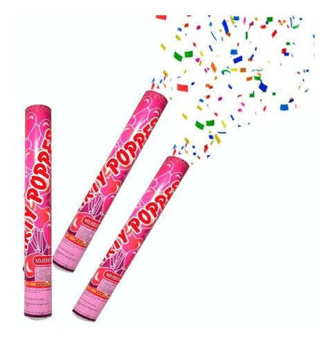 15 Bazucas Lanzador De Confeti Cañon Fiestas Batucada 40 Cm