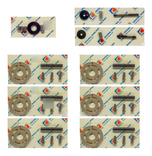 Imagen 4 de 6 de Kit Mantenimiento Compresor Gnc Aspro 115-3-19 | 10000 Horas